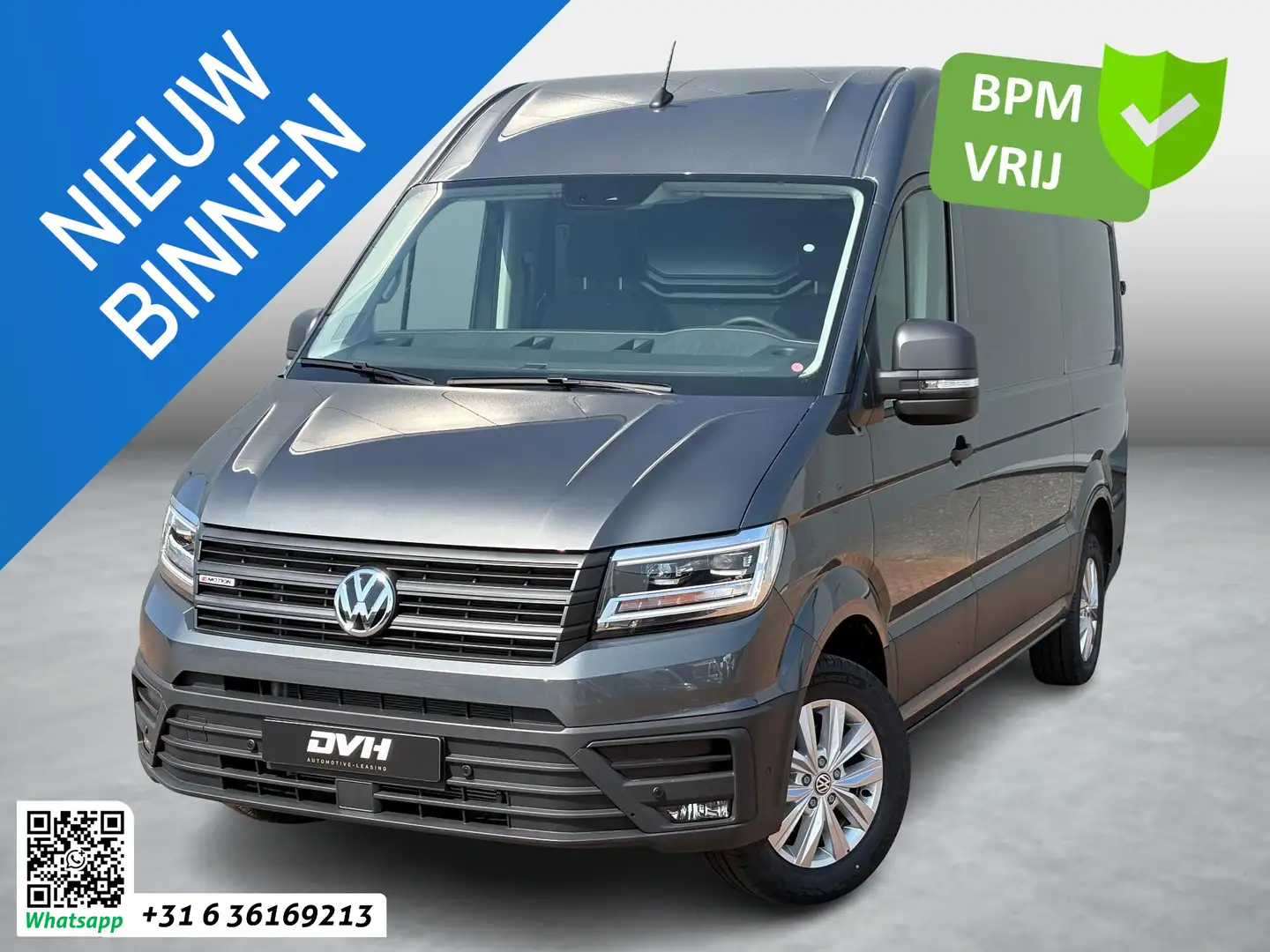 Volkswagen Crafter 35 2.0 TDI L3H3 4Motion BPM VRIJ Led, LM, Navi, Ca Gris - 1