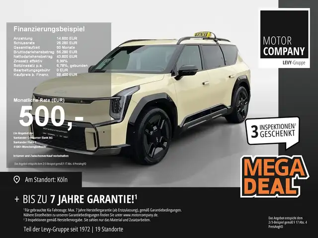 Kia EV9 GT-Line 6-Sitzer+ +Taxi Umbau+Navi+360 R.Kam+