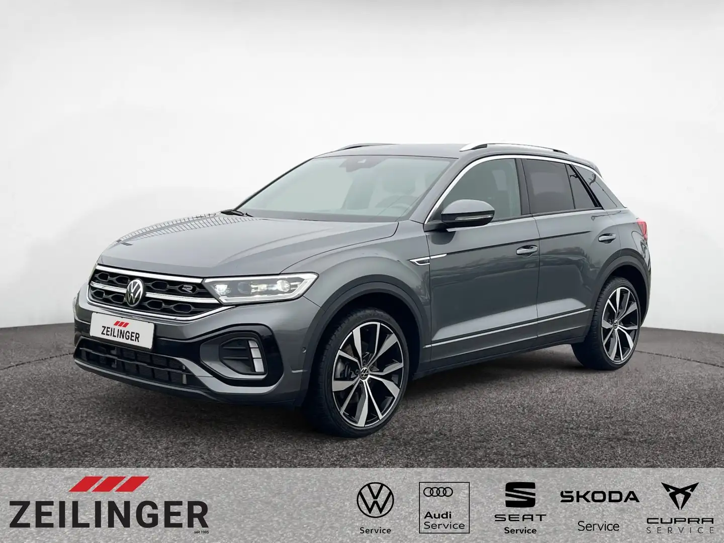 Volkswagen T-Roc R-Line 4Mo. TSI DSG|19"|NAVI|ACC|KAMERA Grau - 1