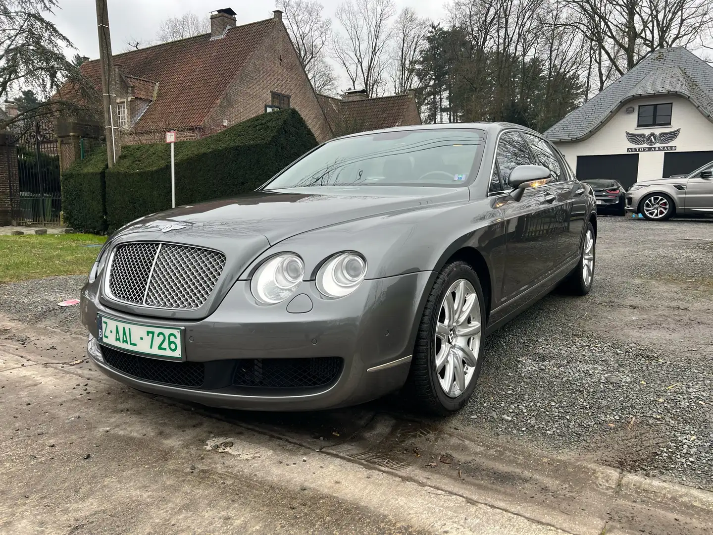 Bentley Flying Spur NETTO €24.000 FIRST OWNER SUPER CAR Szary - 1