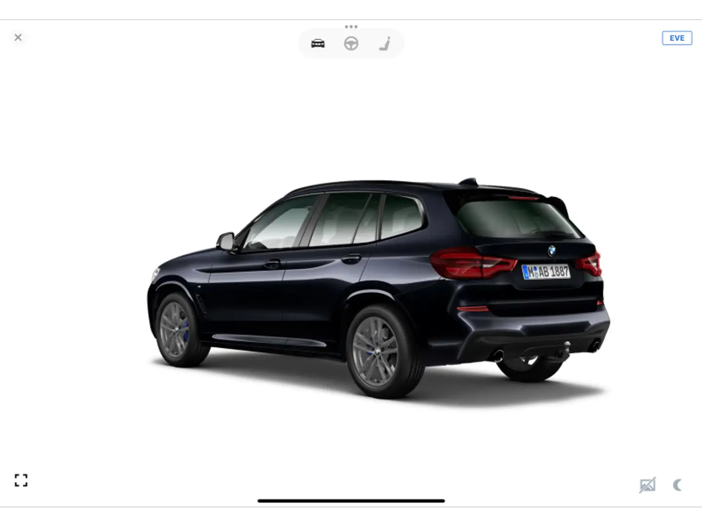 BMW X3 X3 xDrive30d Bleu - 2