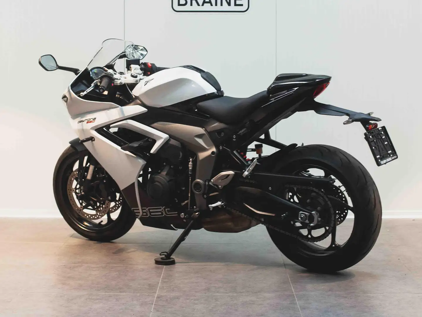 Triumph Daytona 650 660 Blanc - 2