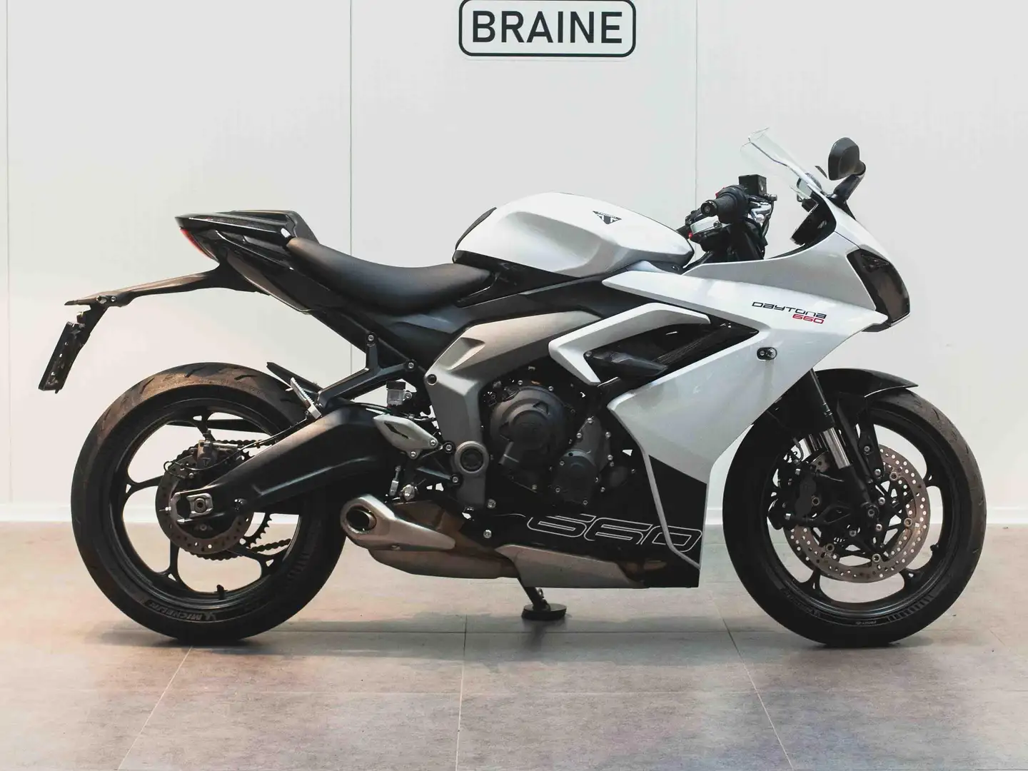 Triumph Daytona 650 660 Blanc - 1