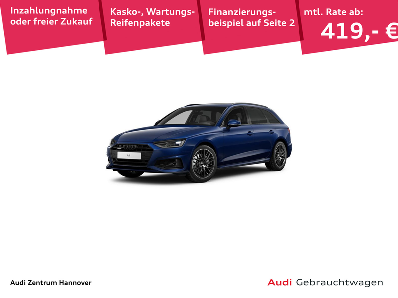 Audi A4 advanced 40 TFSI quattro AHK Pano
