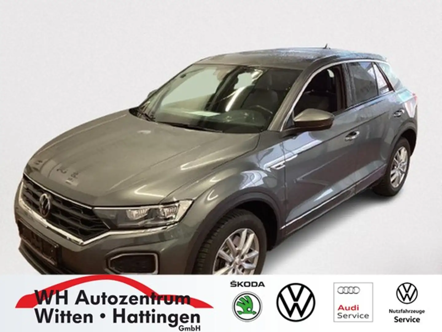 Volkswagen T-Roc 1.5 TSI DSG R-Line NAVI AHK REARVIEW KEYLESS PR... Grau - 1