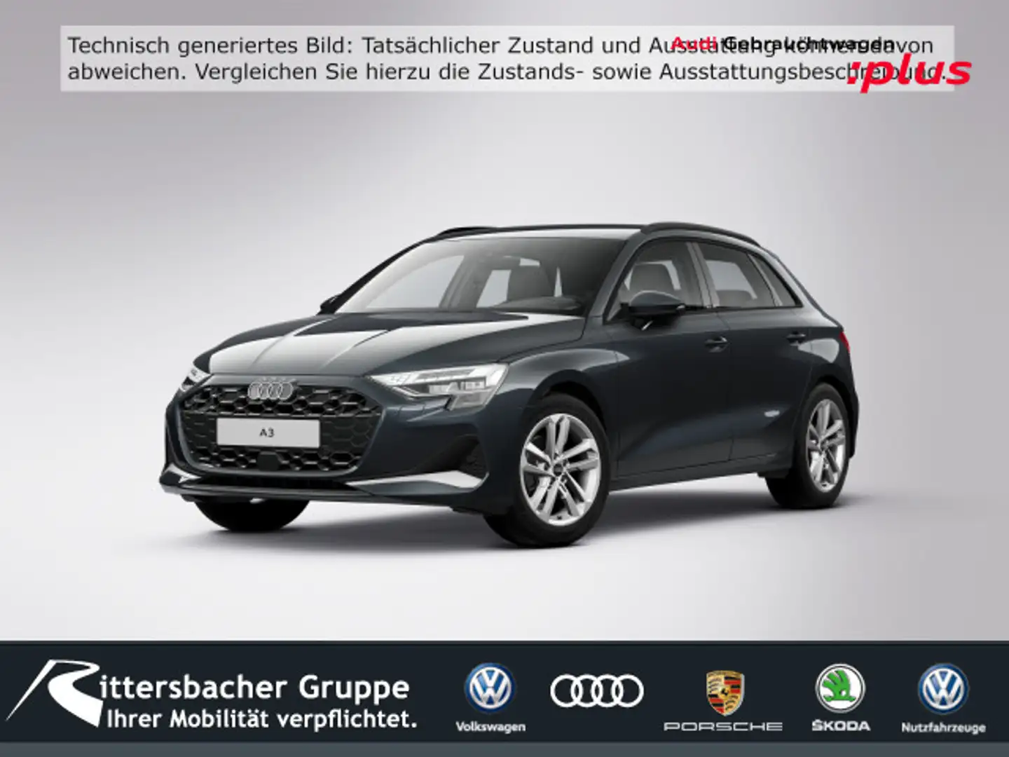 Audi A3 advanced 35 TFSI Busi+Fahren+Parken Grau - 1