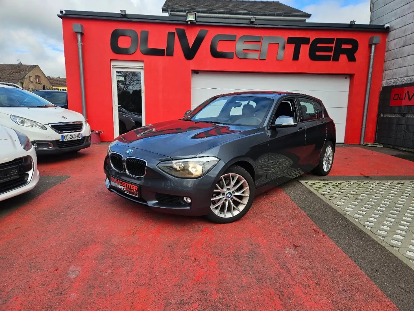 BMW 116 116i 136 ch Lounge Plus 8990E Gris - 1