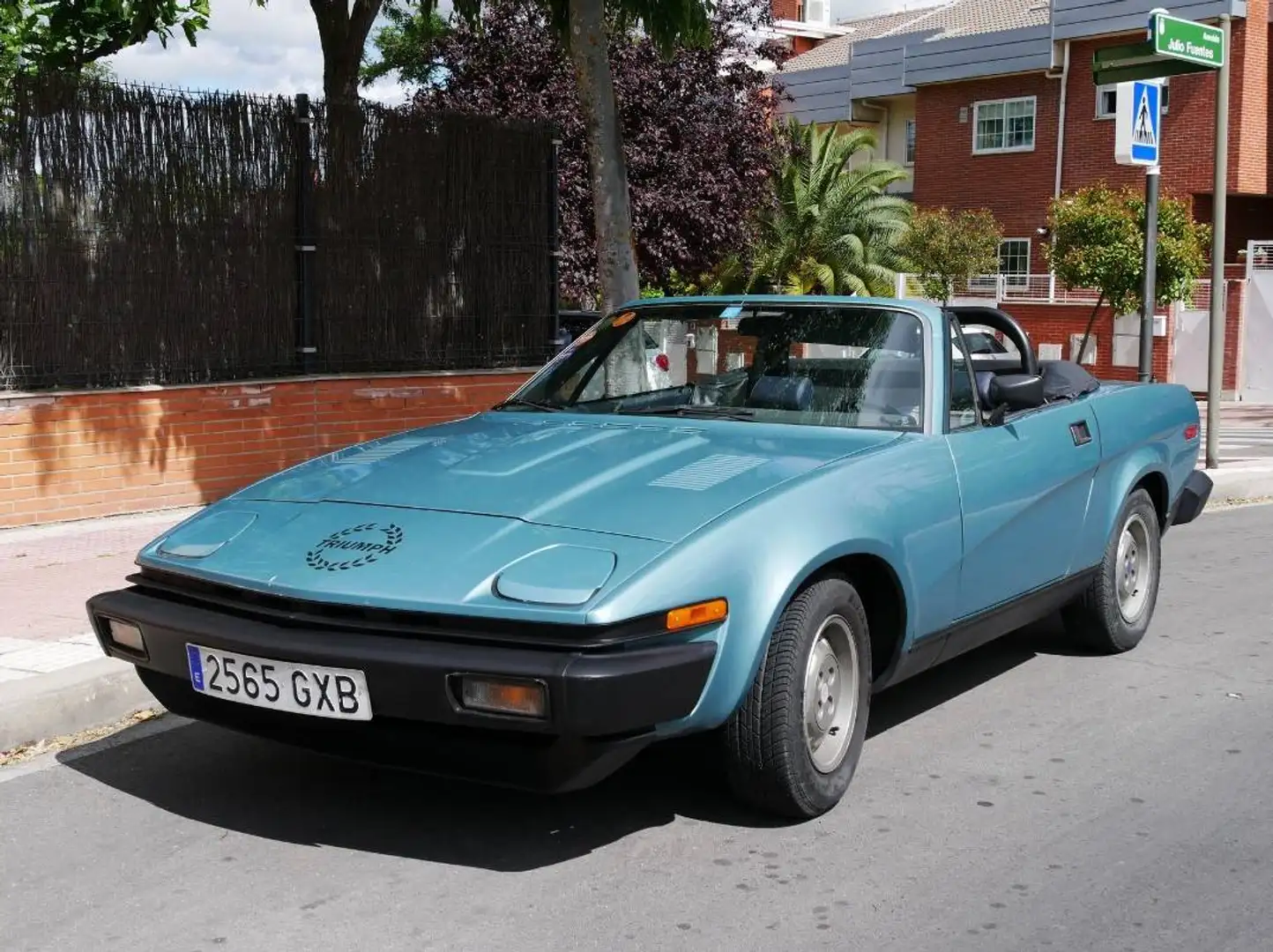 Triumph TR7 Blau - 1