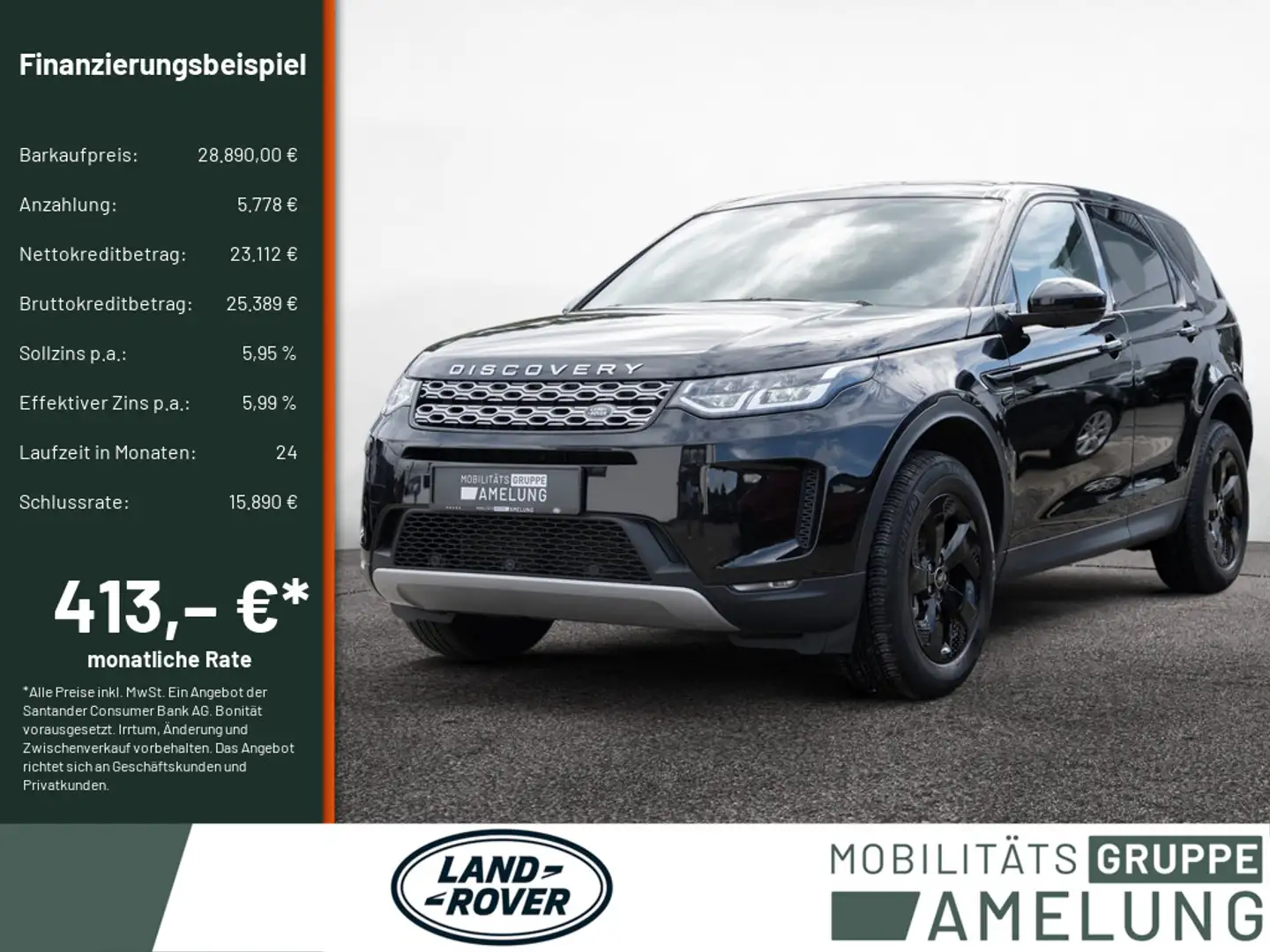 Land Rover Discovery Sport P300e S LED FACEL. AHK 360° Zwart - 1