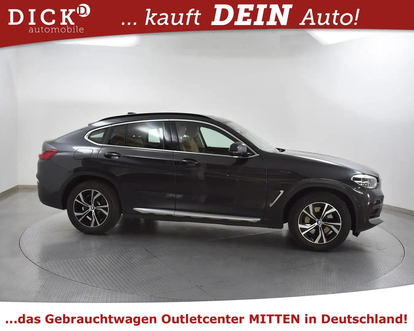 BMW X4 xD 30d xLine PANO+VIRTU+HEAD+360+LEDER+PROF+M Gris - 2