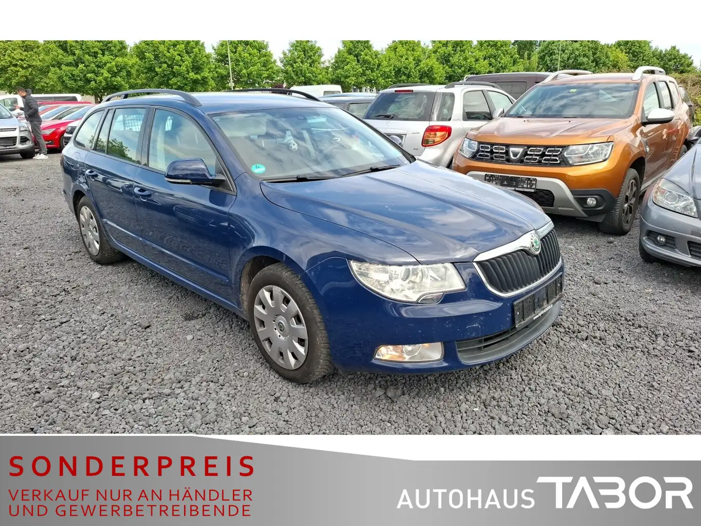 Skoda Superb 2.0 TDI Active AHK Klima HU 06/26 Kék - 2