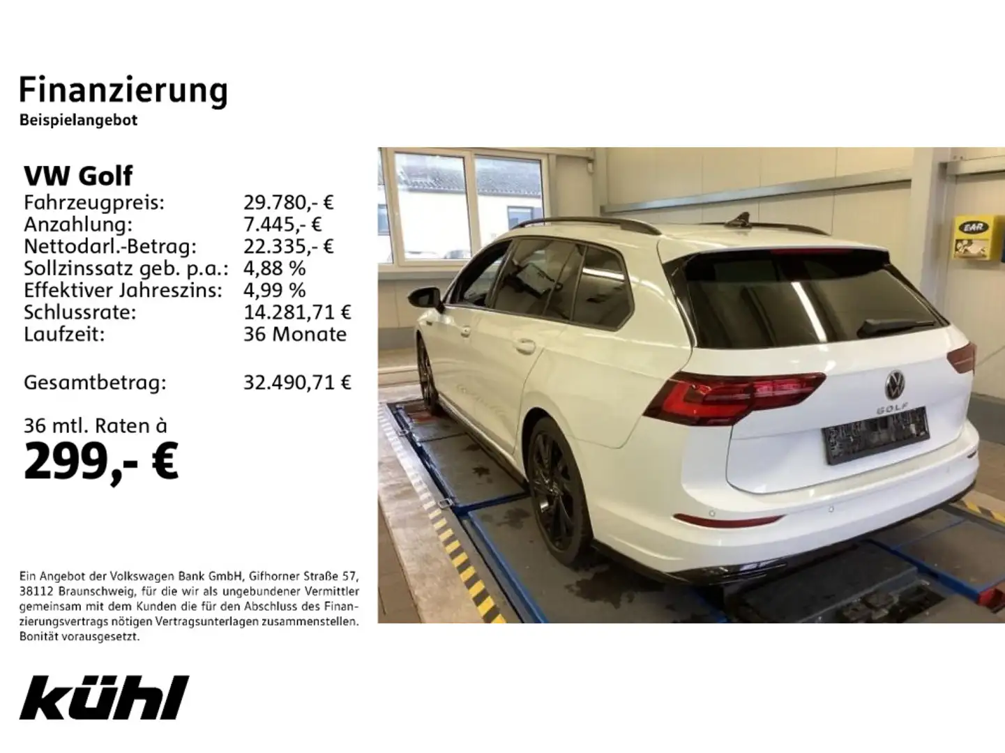 Volkswagen Golf Variant Golf 8 VIII Variant 2.0 TSI DSG R line IQ.Light/ Weiß - 2