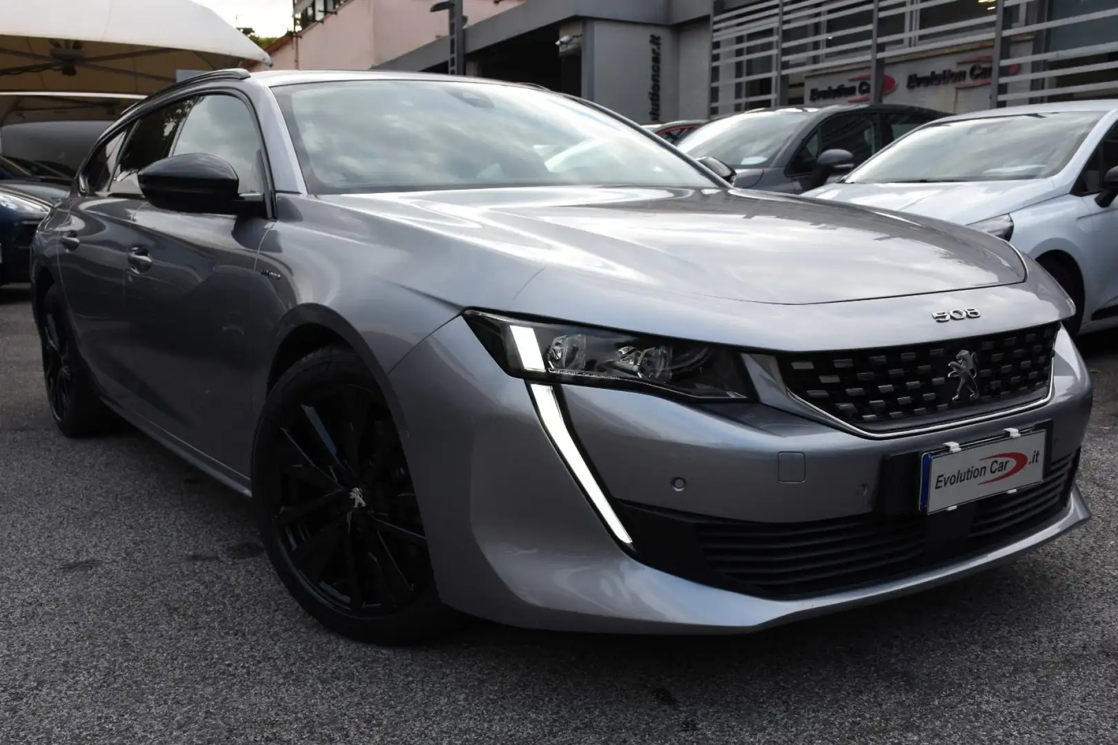 Peugeot 508 Plug-in Hybrid 225 e-EAT8 SW GT Gris - 2