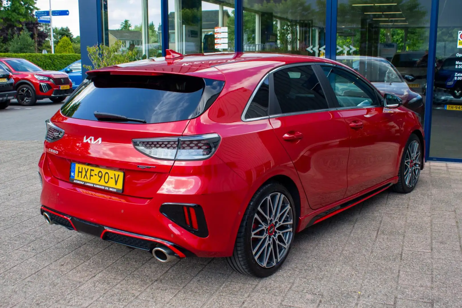 Kia Ceed / cee'd 1.6 T-GDi GT|Prijs rijklaar incl. 12 mnd garantie| Rood - 2