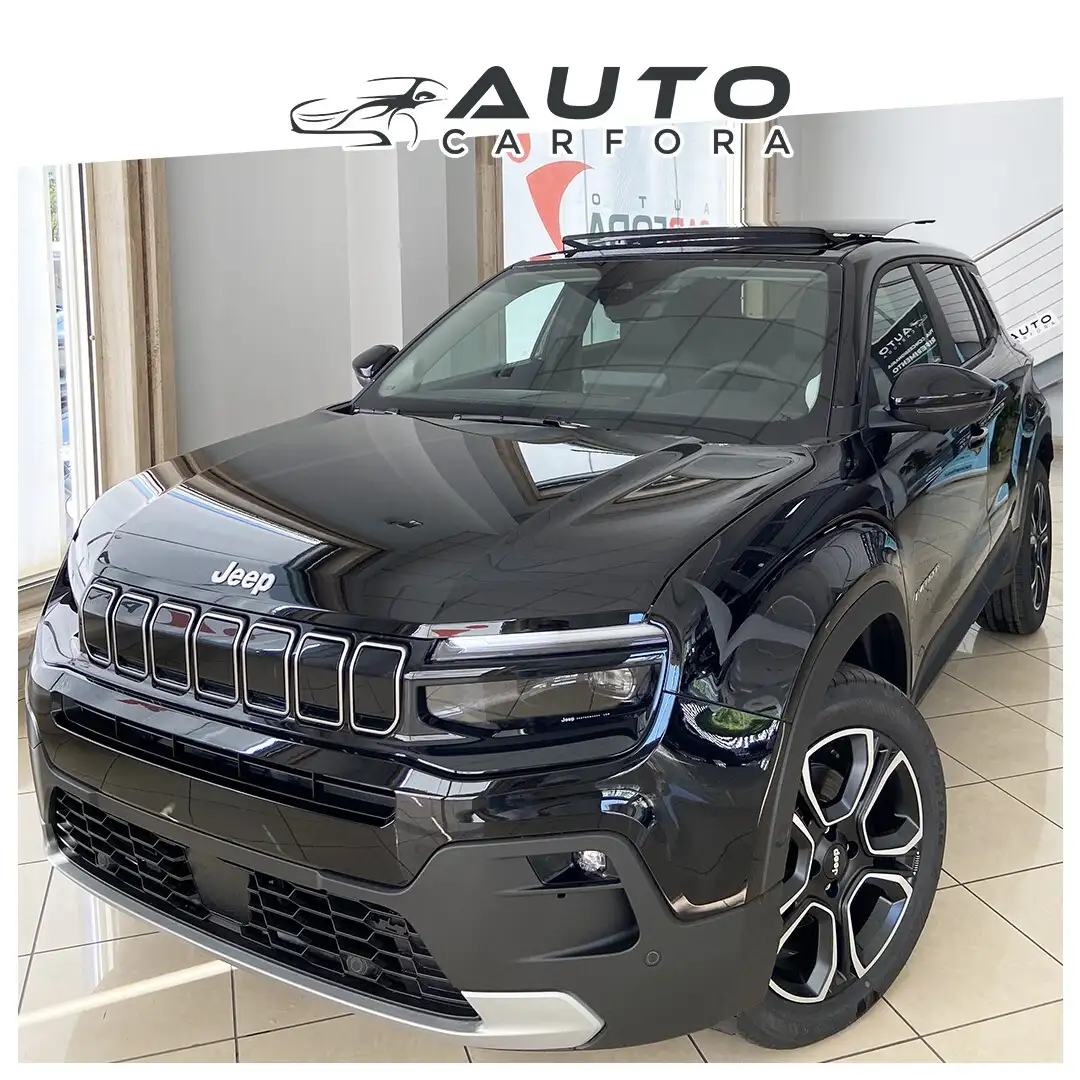 Jeep Avenger 1.2 Turbo 110CV MHEV Summit |pelle tetto nav| Black - 1