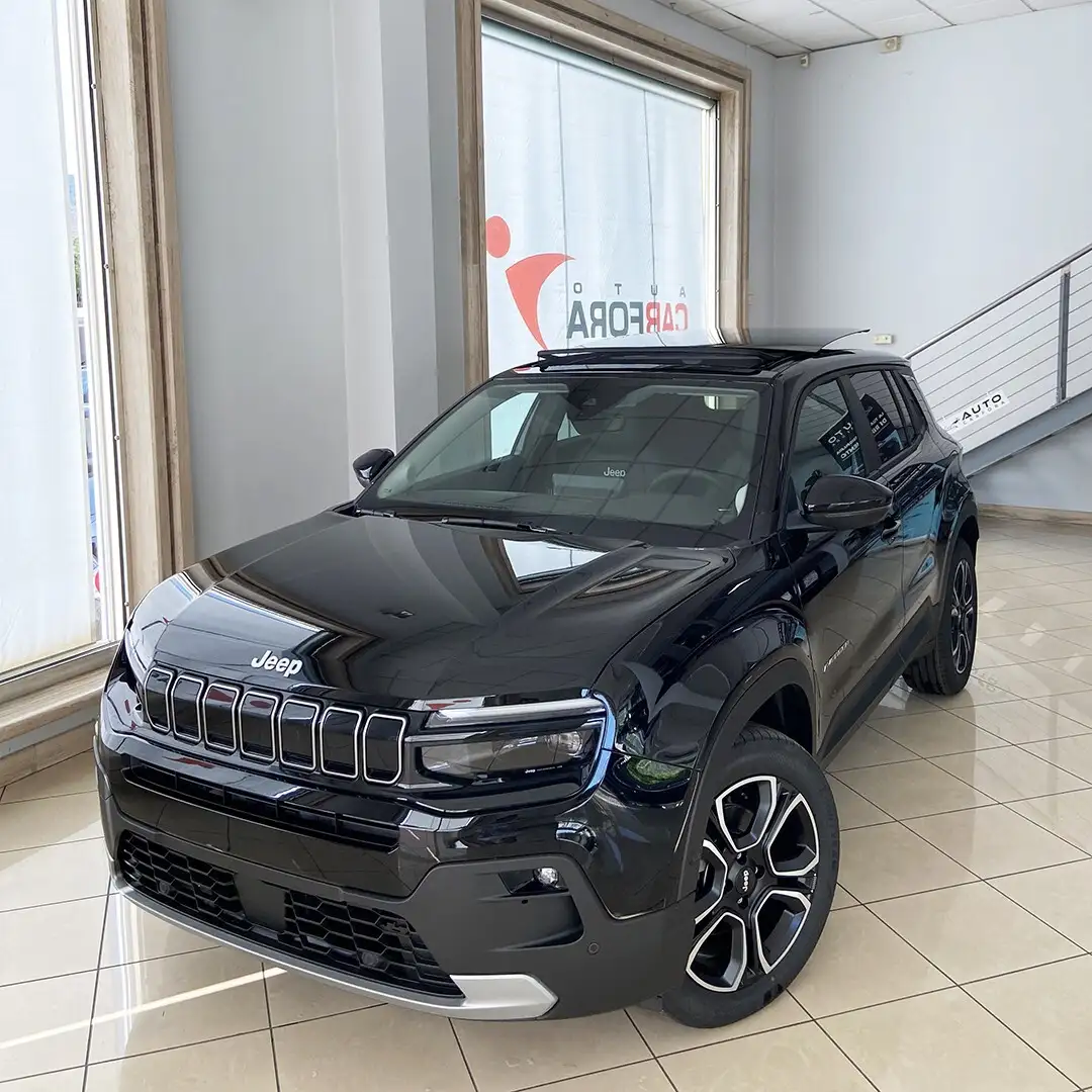 Jeep Avenger 1.2 Turbo 110CV MHEV Summit |pelle tetto nav| Black - 2