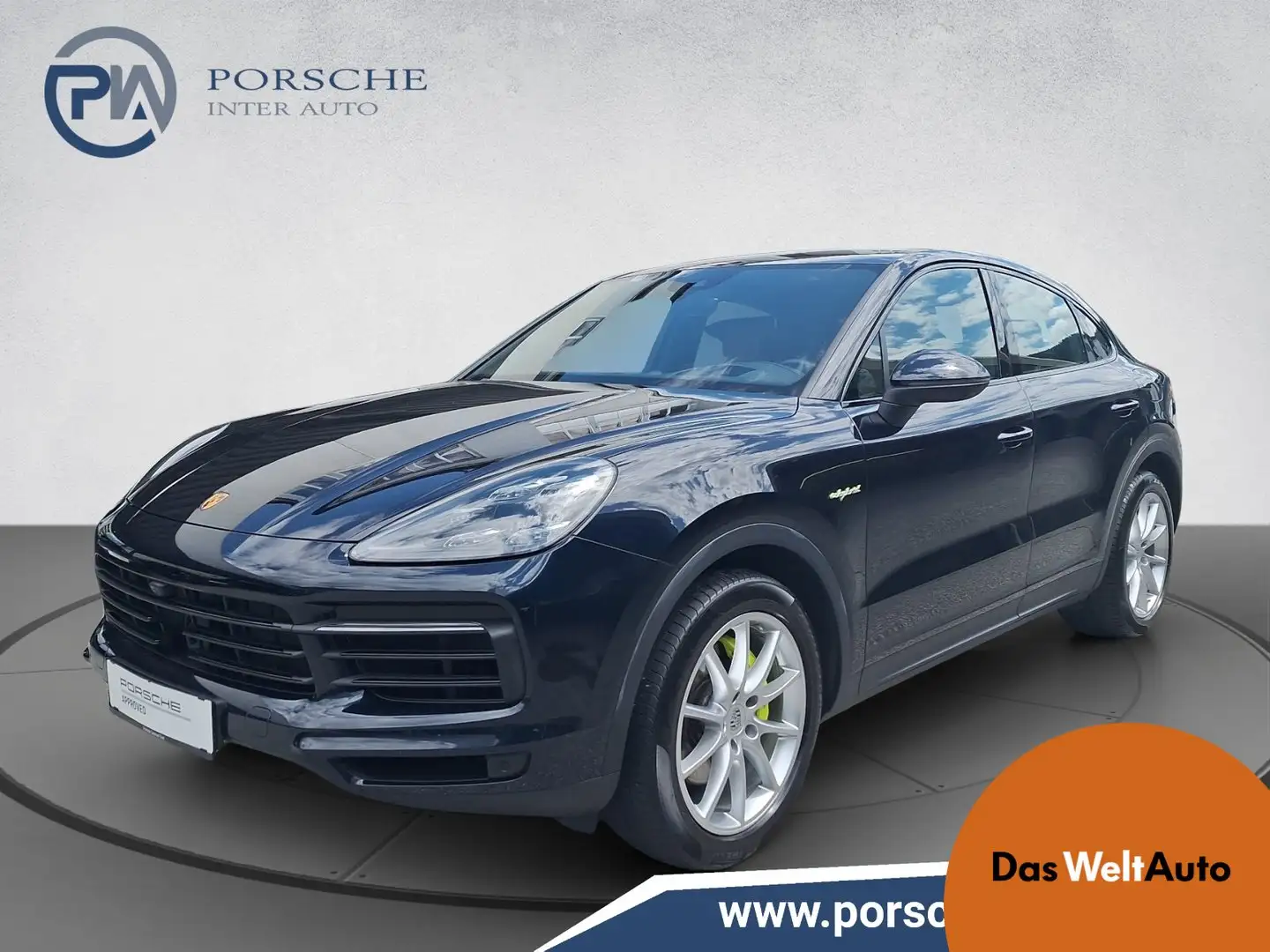 Porsche Cayenne E-Hybrid Coupé Blau - 1