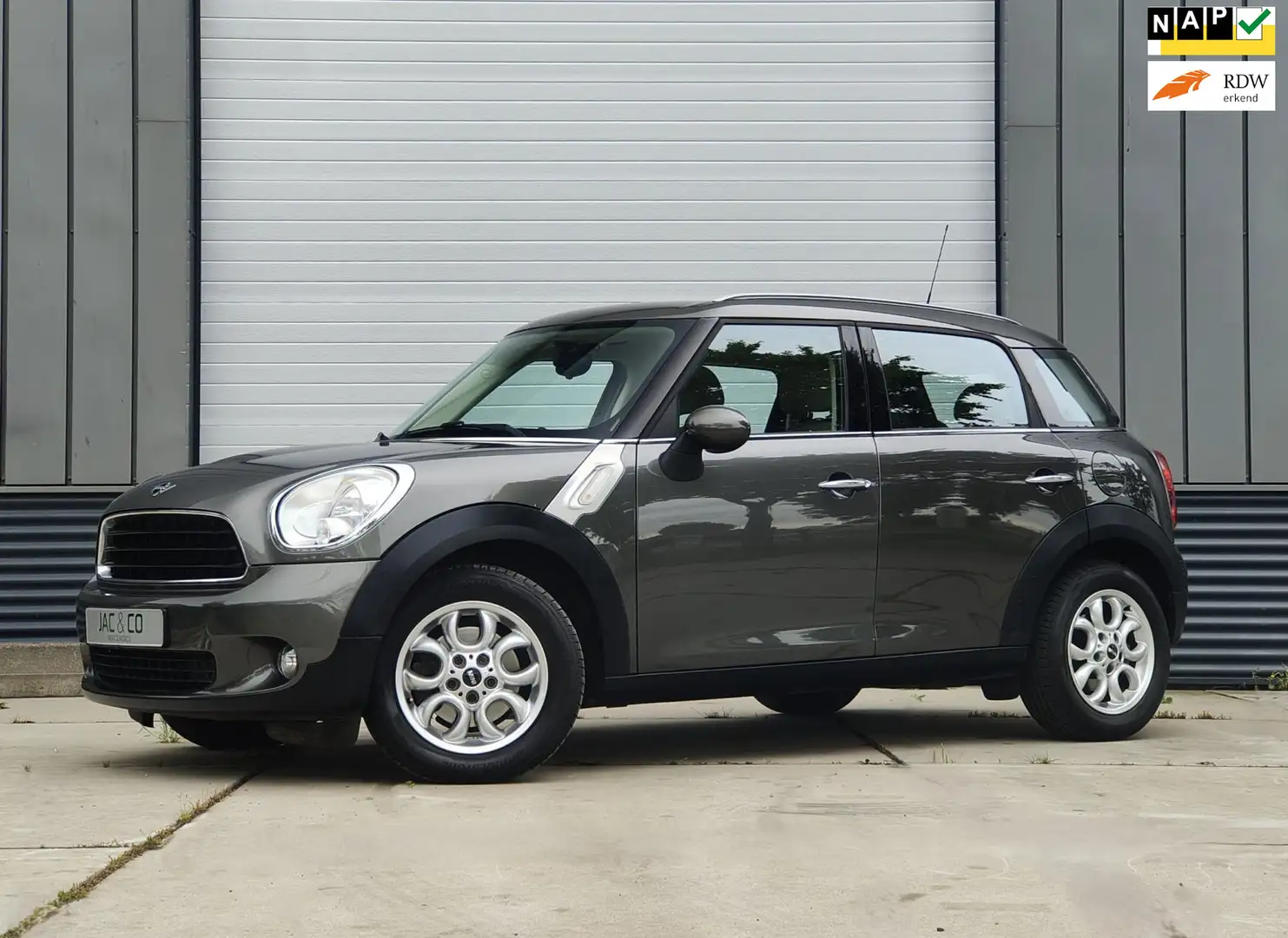 MINI One Countryman Mini 1.6 Chili Automaat - Creme Leder - Airco -NAP Grau - 1