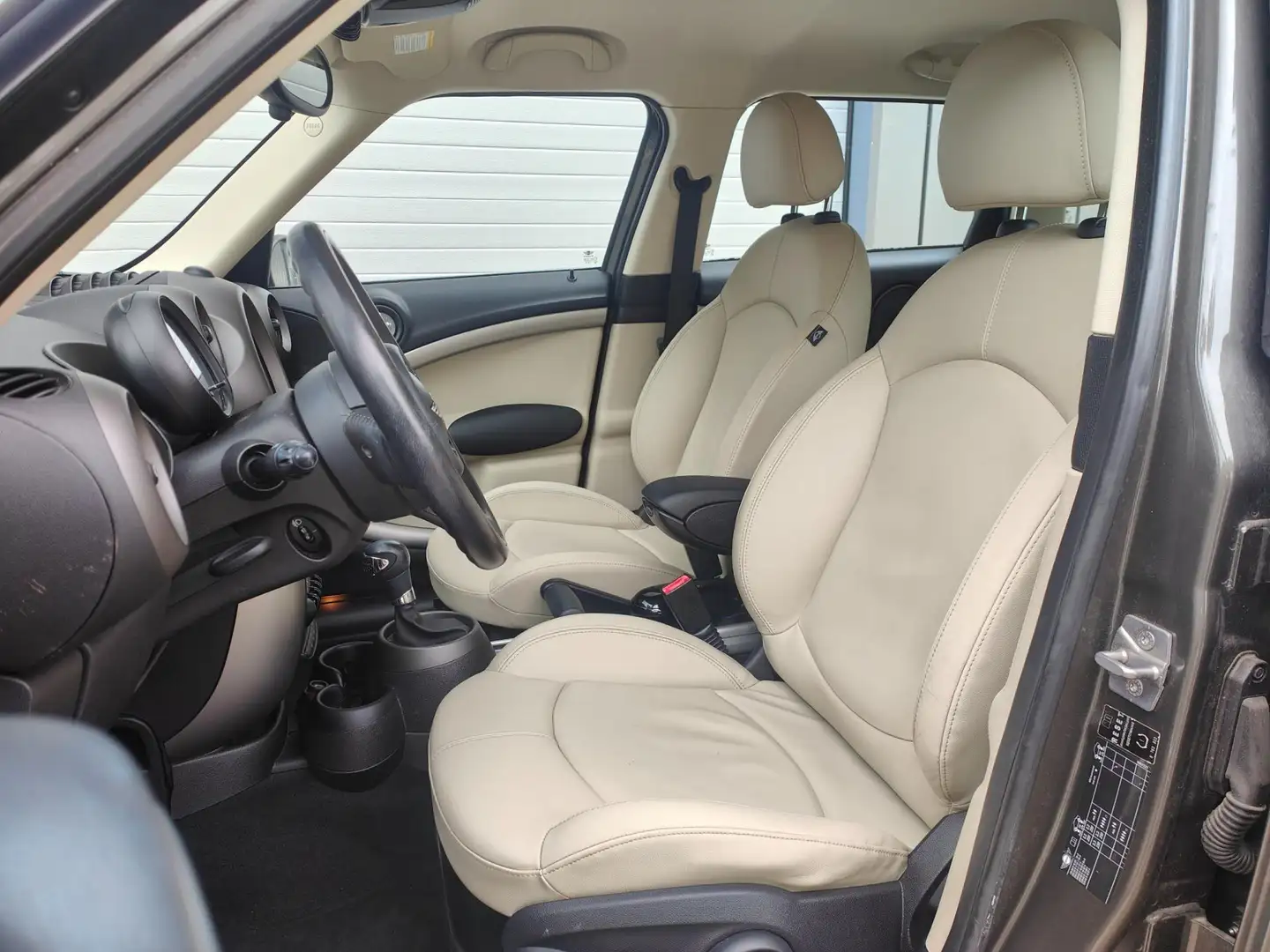 MINI One Countryman Mini 1.6 Chili Automaat - Creme Leder - Airco -NAP Grau - 2