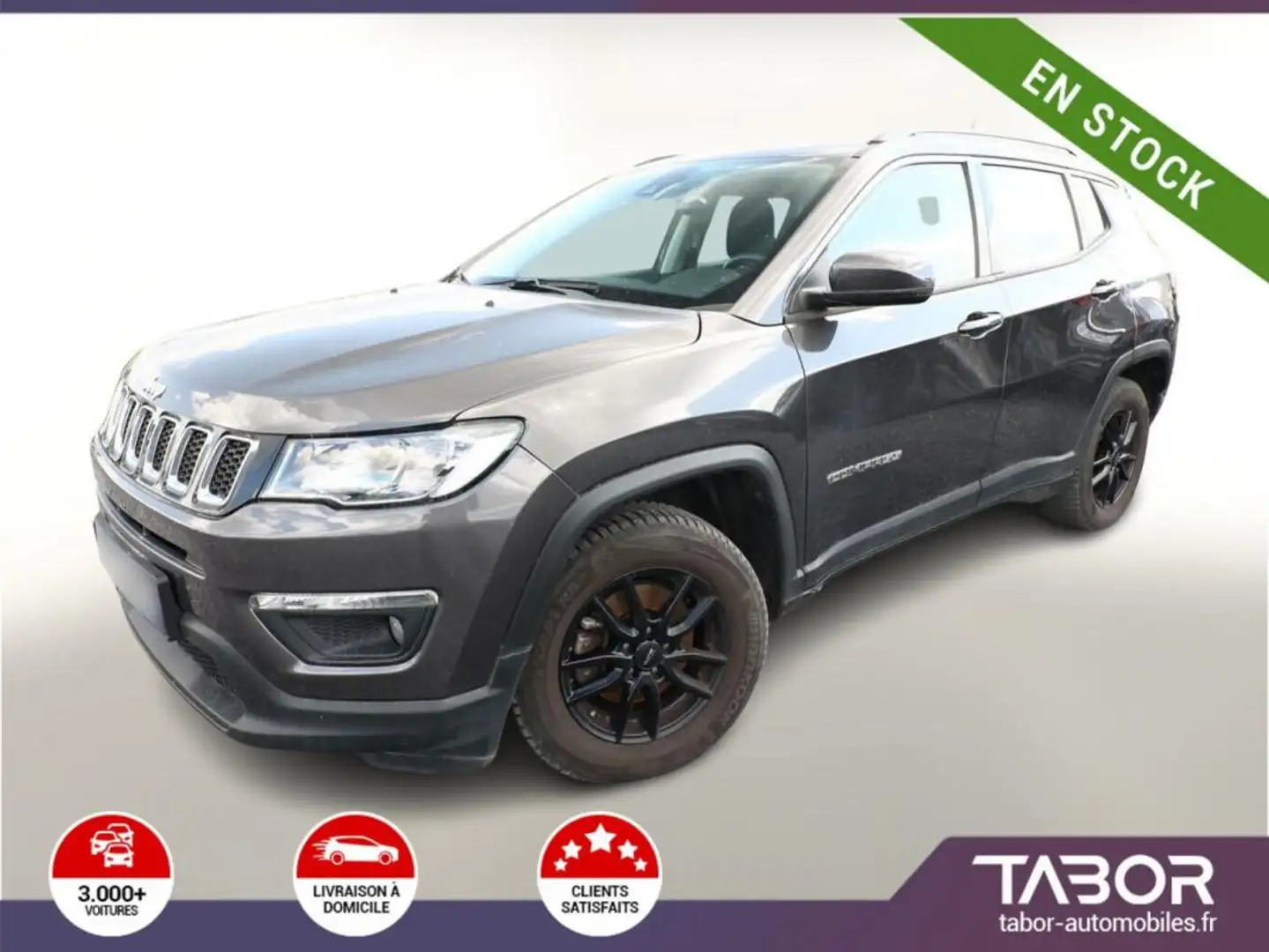 Jeep Compass 1.3 MultiAir 150 DCT Longitude Gris - 1