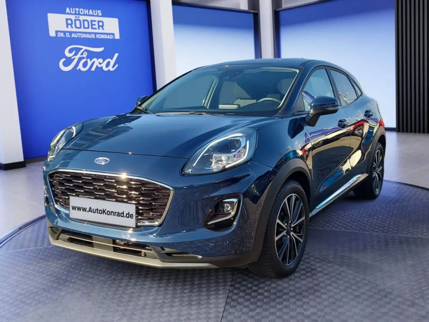 Ford Puma 1.0 EcoBoost Hybrid Aut. TITANIUM Blauw - 1