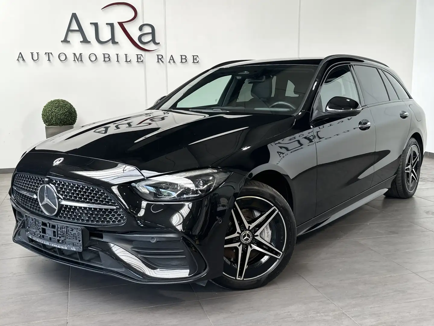 Mercedes-Benz C 300 T AMG-Line NAV+LED+KAMERA+AHK+VCOCKPIT+PP Schwarz - 2