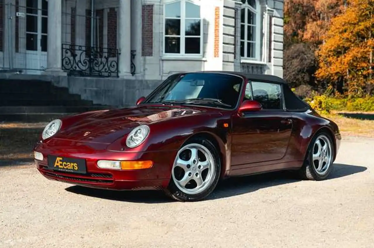 Porsche 993 911 CARRERA / CABRIOLET / MANUAL / ARENA RED / HEATED SEATS, foto 4