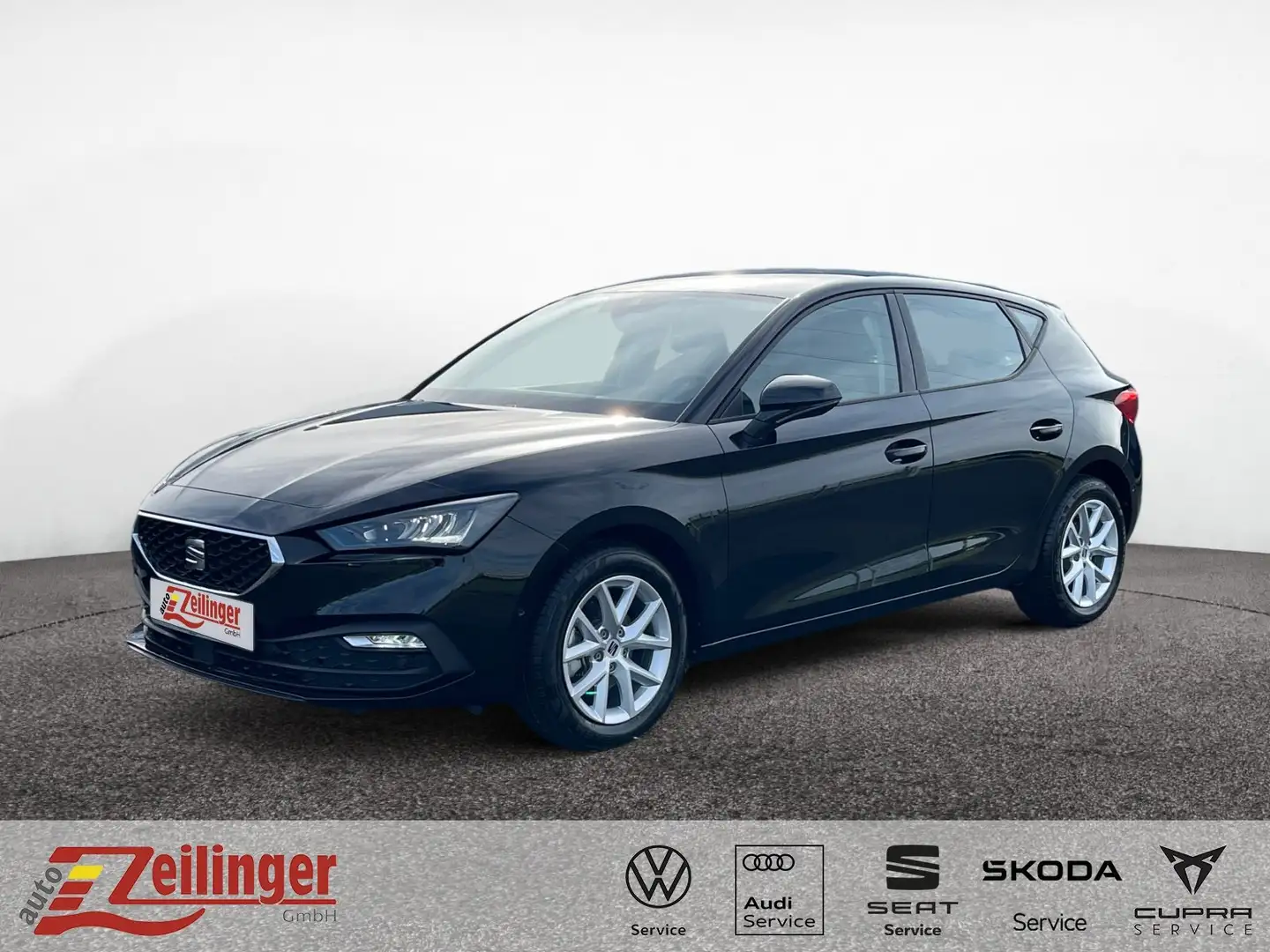 SEAT Leon Style eTSI DSG|5-J-GAR|NAVI|ACC|KAMERA|LED Schwarz - 1