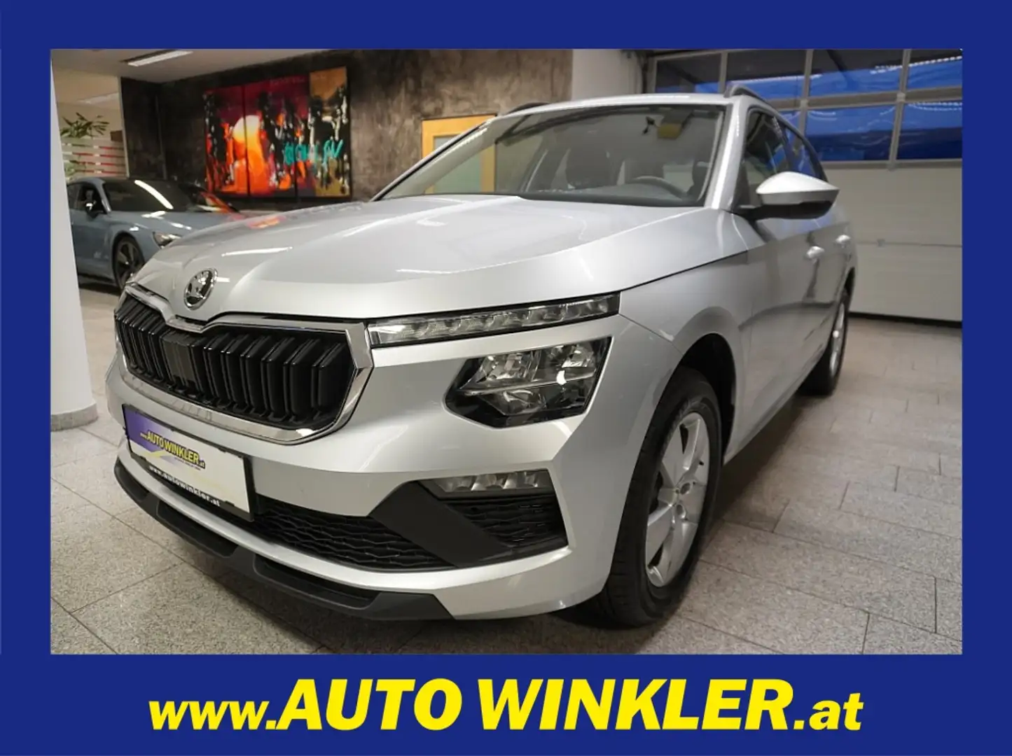Skoda Kamiq 1,0 TSI Essence Winterpaket/Virtual/LED Silber - 1