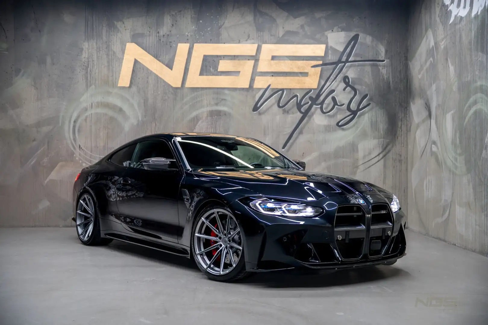 BMW M4 Competition LCI xDrive CURVED GARANTIE/CAREPAKET Schwarz - 1