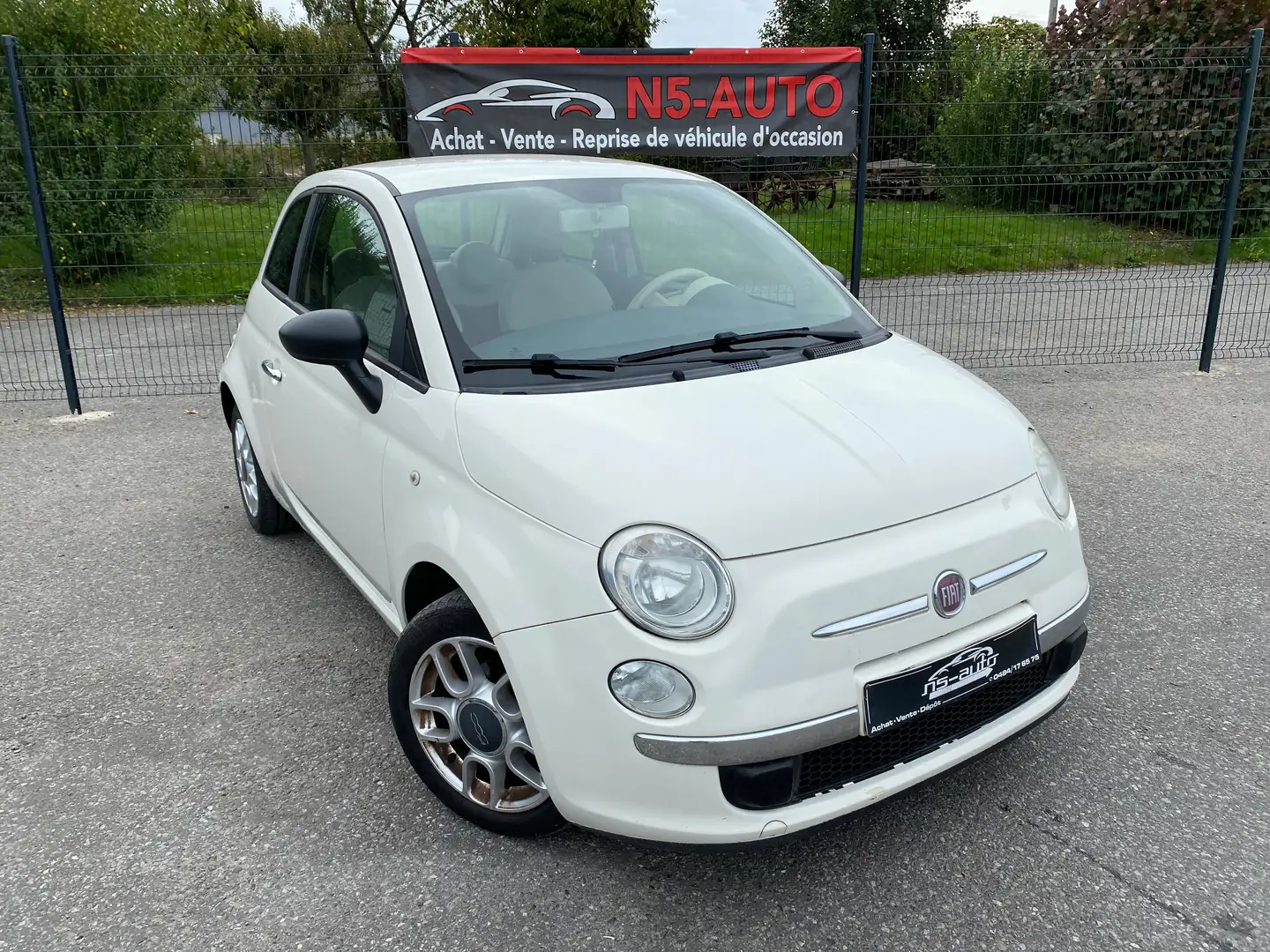 Fiat 500 500 1.2i  * A EMPORTER * Wit - 1