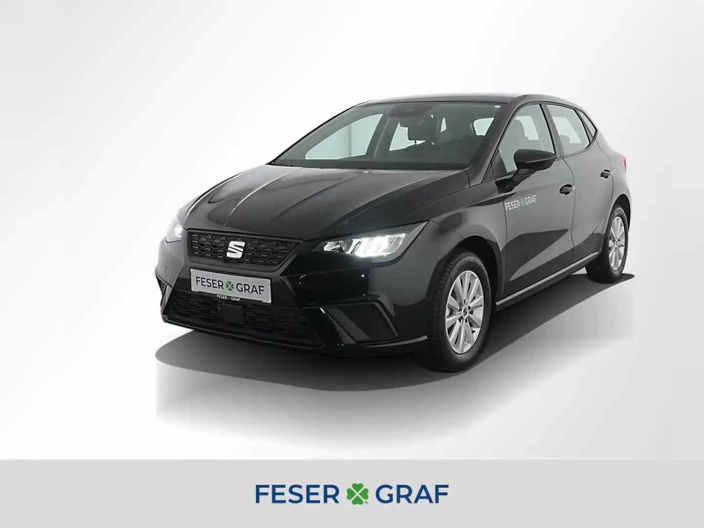 SEAT Ibiza 1.0 TSI Style Edition/15" Ganzjahresreifen/Full Li Schwarz - 1