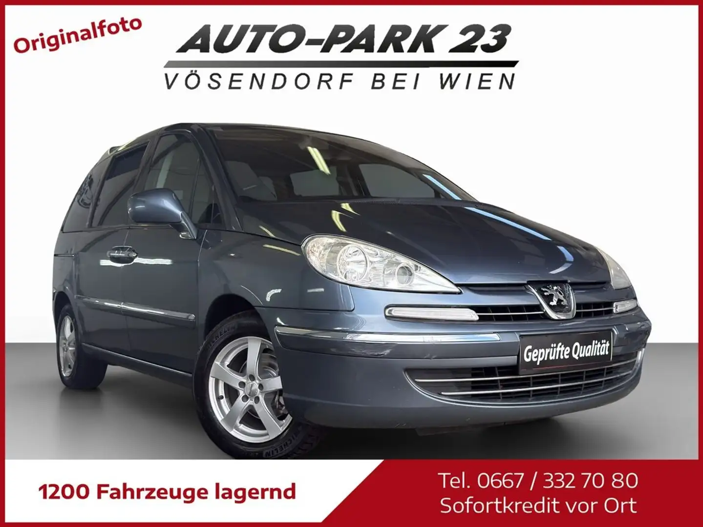 Peugeot 807 2,0 HDi**NEUES-PICKERL**10/2027**MOD2013 Grau - 2