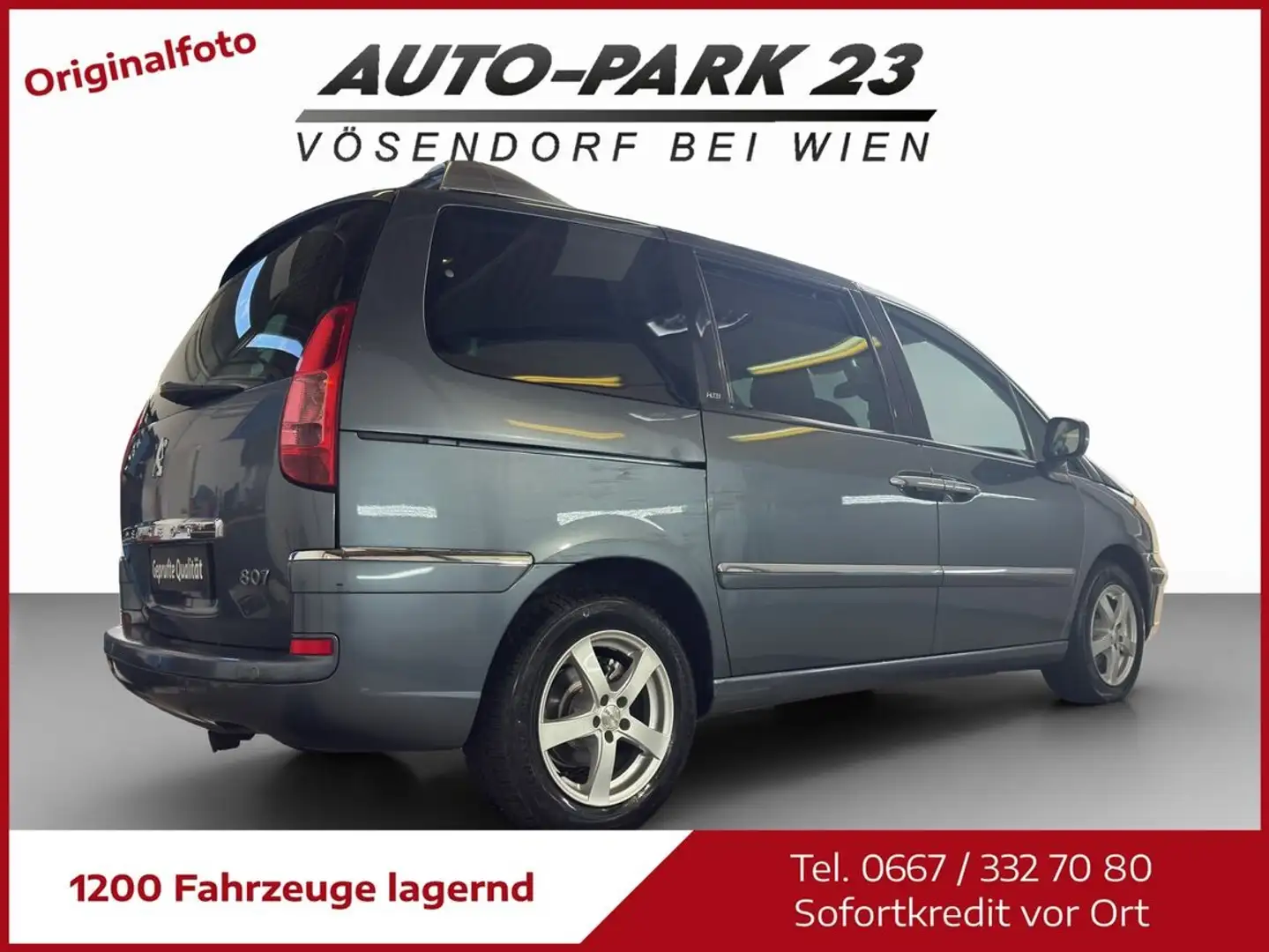 Peugeot 807 2,0 HDi**NEUES-PICKERL**10/2027**MOD2013 Grau - 1