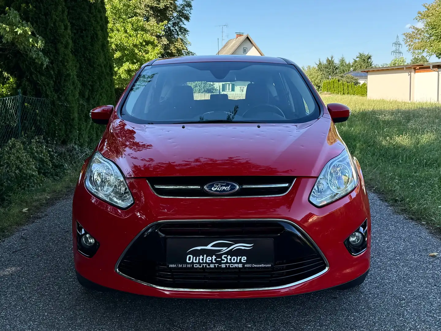 Ford C-Max Titanium Aut.*R-Kamera*Winter-Paket*Nur 106.000KM* Rouge - 2