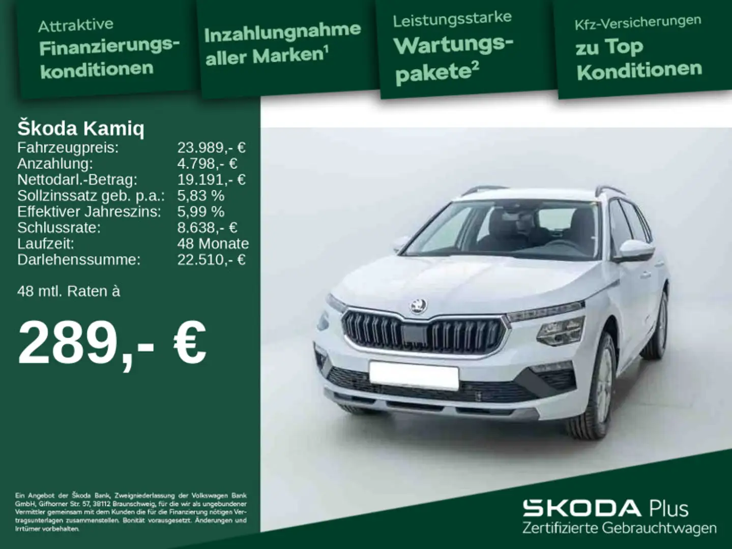 Skoda Kamiq Selection 1,0 TSI 85 kW DSG*SHZ*KLIMA* Wit - 1