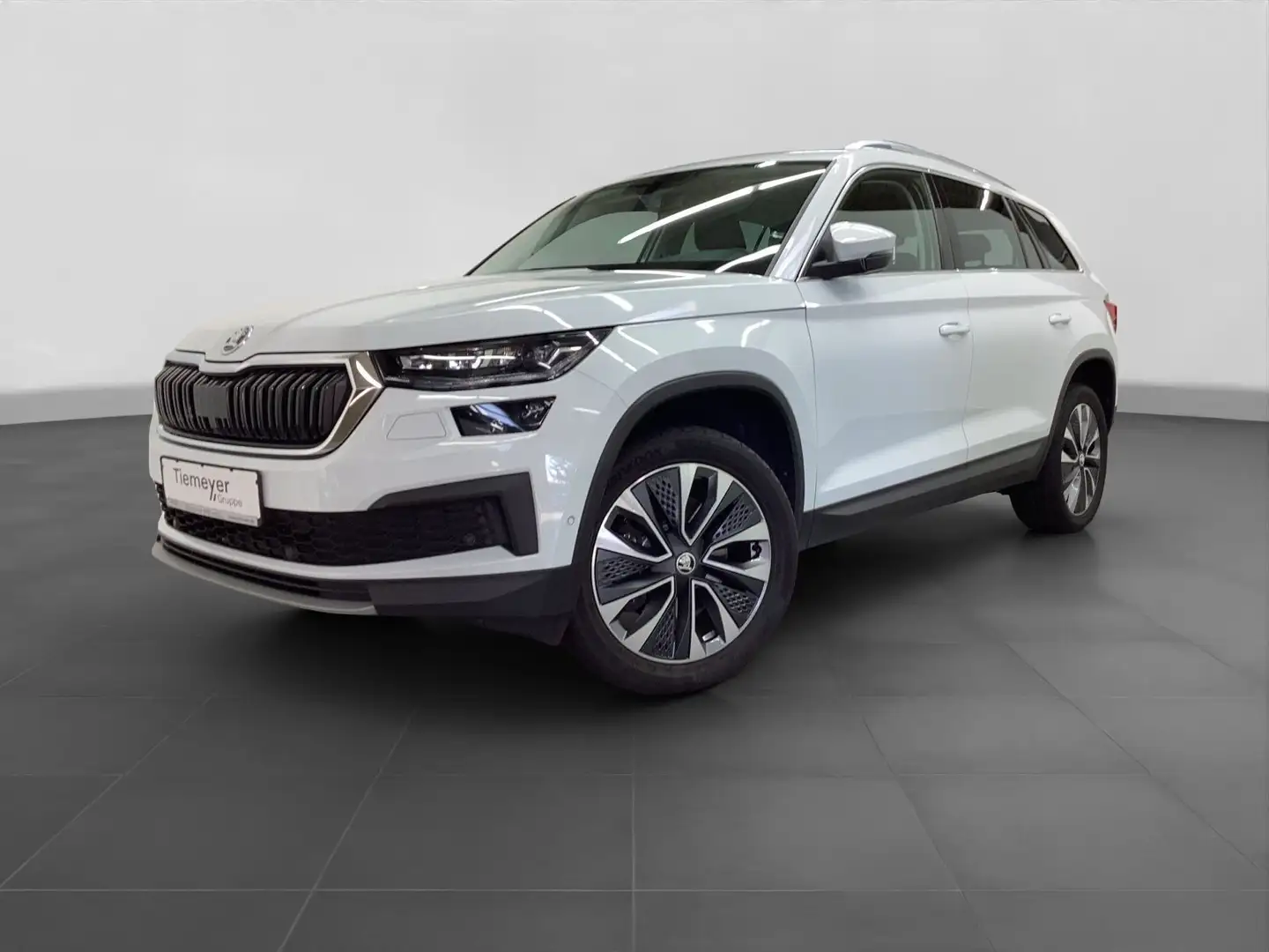 Skoda Kodiaq 2.0 TDI 4x4 AMBITION LM19 AHK STANDHZG Weiß - 2