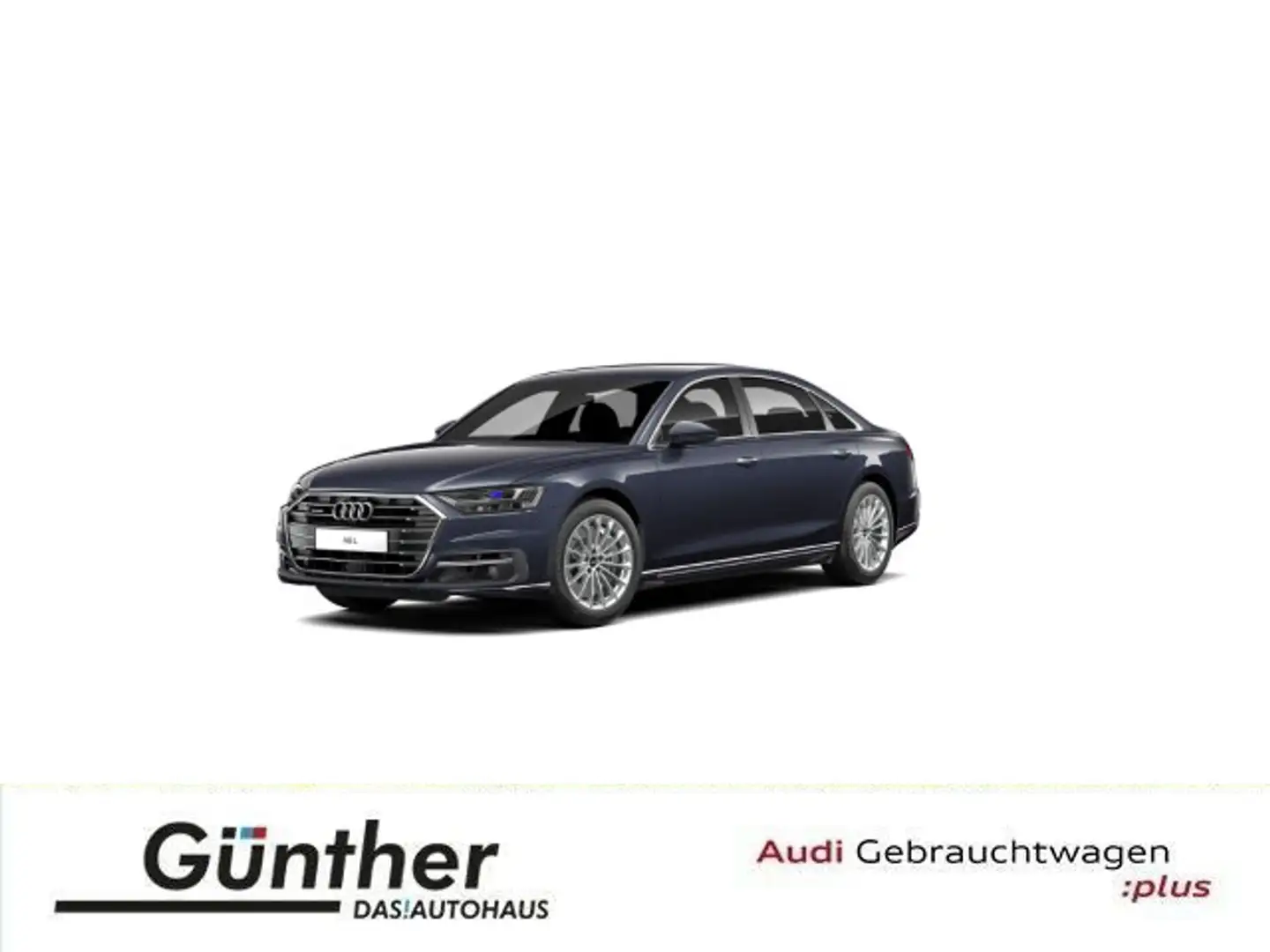 Audi A8 lang 60 TFSI QUATTRO+DESIGN SELECTION+HUD+B&O Blau - 1