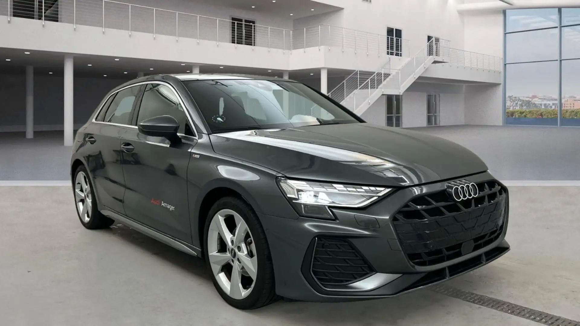 Audi A3 Sportback 35 TDI S line Edition *Pano*Matrix* Grau - 2