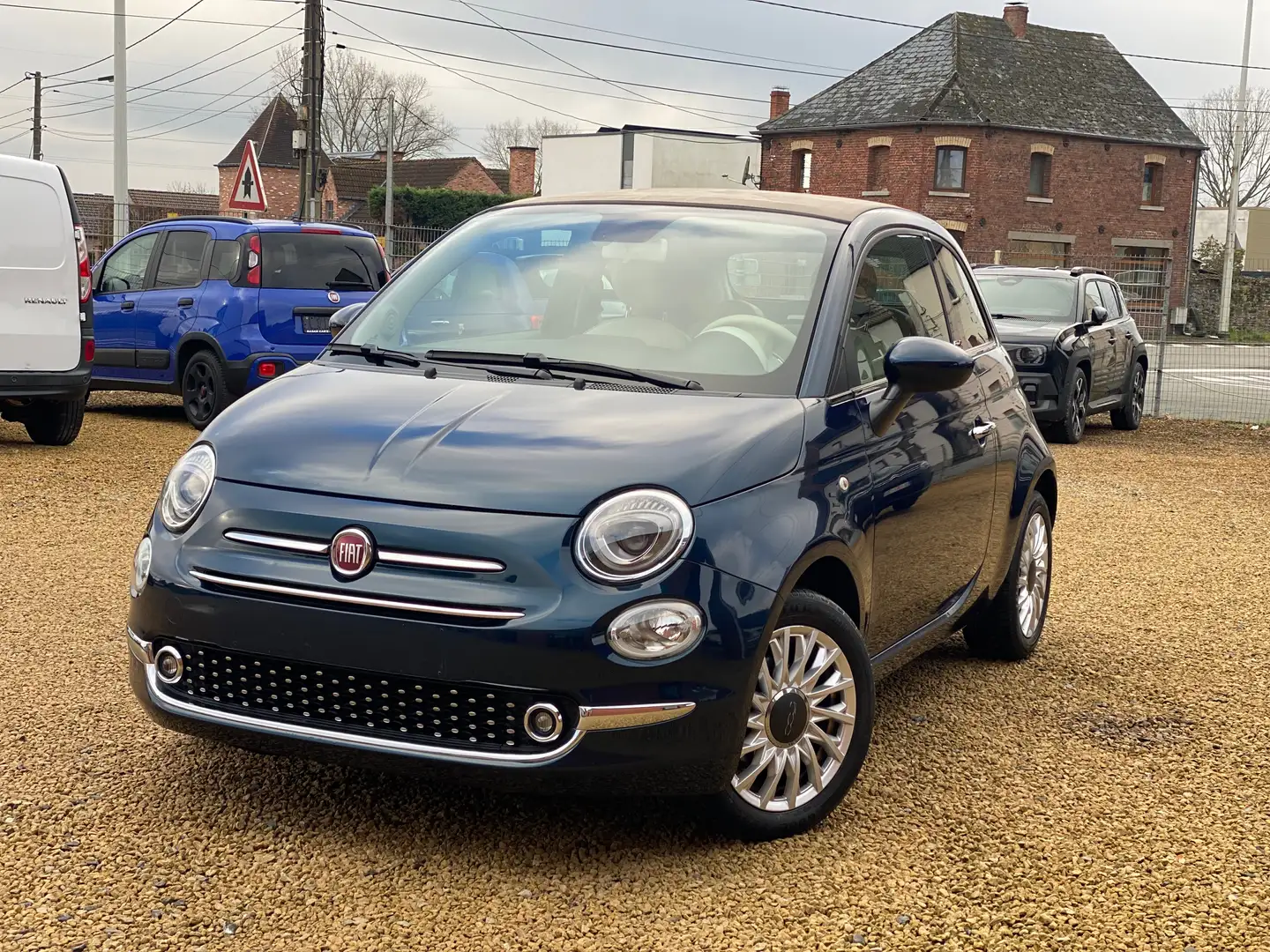 Fiat 500C 500C 1.2i lounge (EU6d-TEMP) Blauw - 1