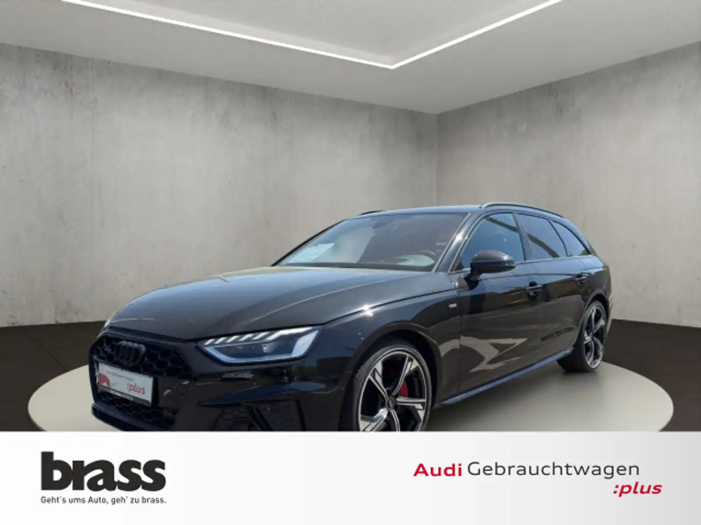 Audi A4 40 TFSI quattro S tronic S line Schwarz - 1