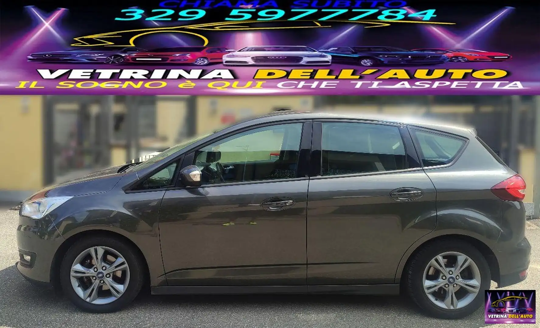 Ford C-Max 1.5 TDCi 120 CV S&S Titanium Grigio - 2
