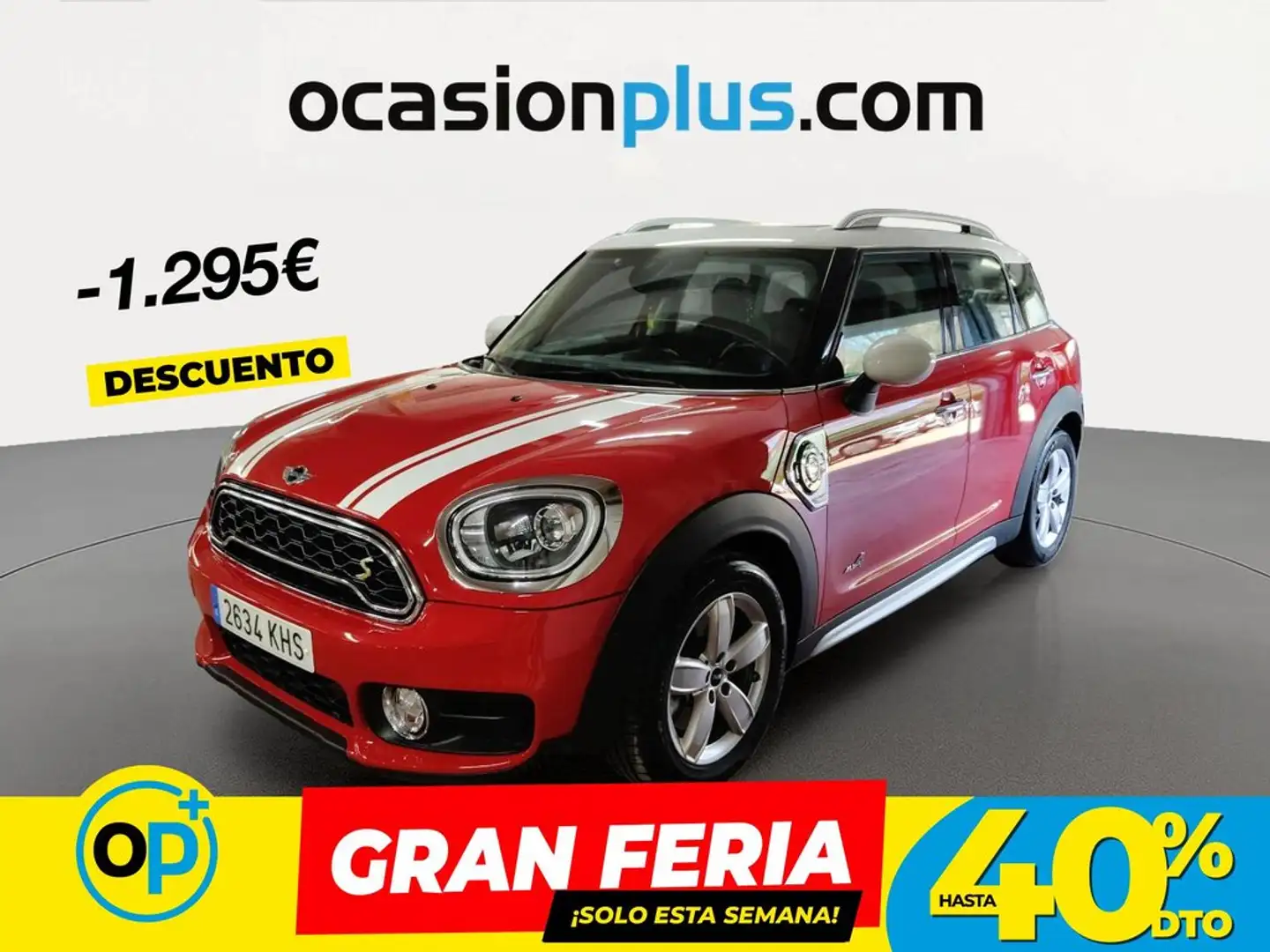 MINI Cooper Countryman S E ALL4 Rojo - 1