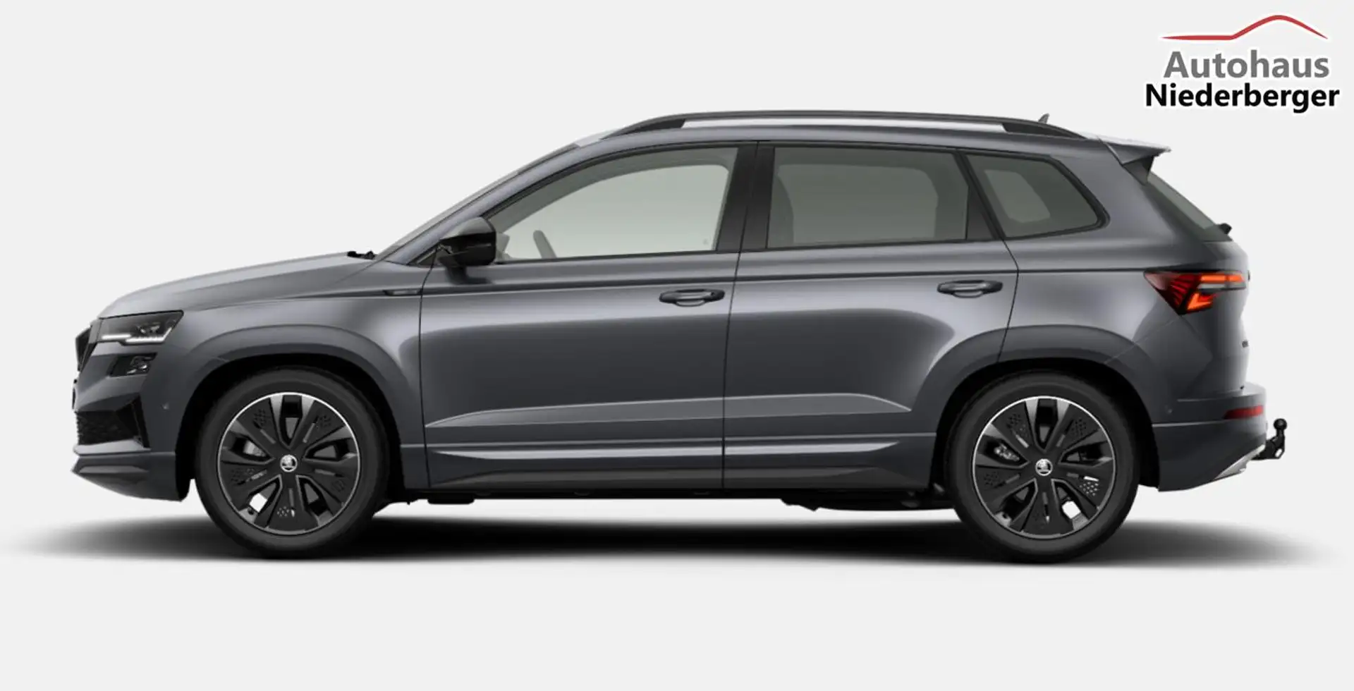 Skoda Karoq Sportline DSG Sportl AHK Matrix Nav 360 Canton ... Grau - 2