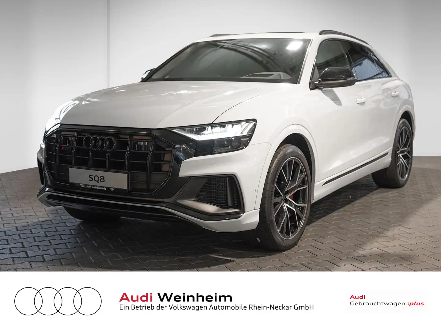 Audi SQ8 4.0 TFSI Black Paket S Head-Up Pano Rautenst Weiß - 2