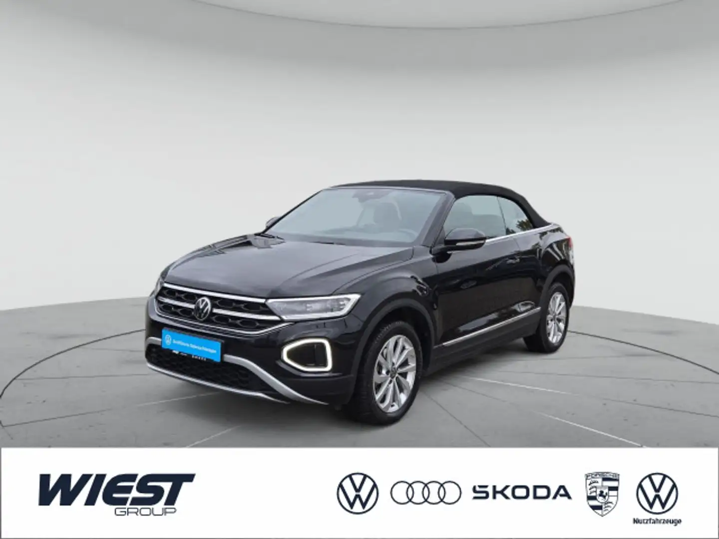 Volkswagen T-Roc Style 1.0 TSI, STHZG/KAM/17"/ACC Schwarz - 1