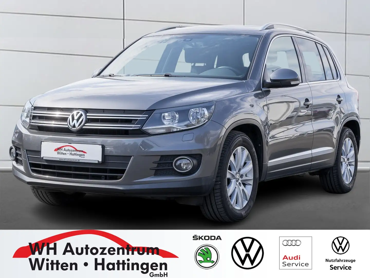 Volkswagen Tiguan 1.4 TSI Lounge Sport & Style NAVI AHK REARVIEW ... Gris - 1