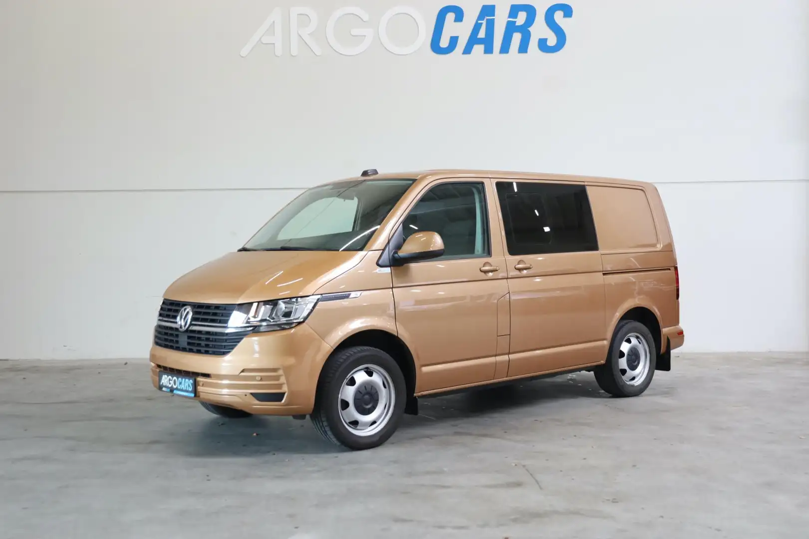 Volkswagen T6 Transporter Caravelle  2.0 TDI DSG DC CARPLAY 150PK DUBBELE SC Brun - 1