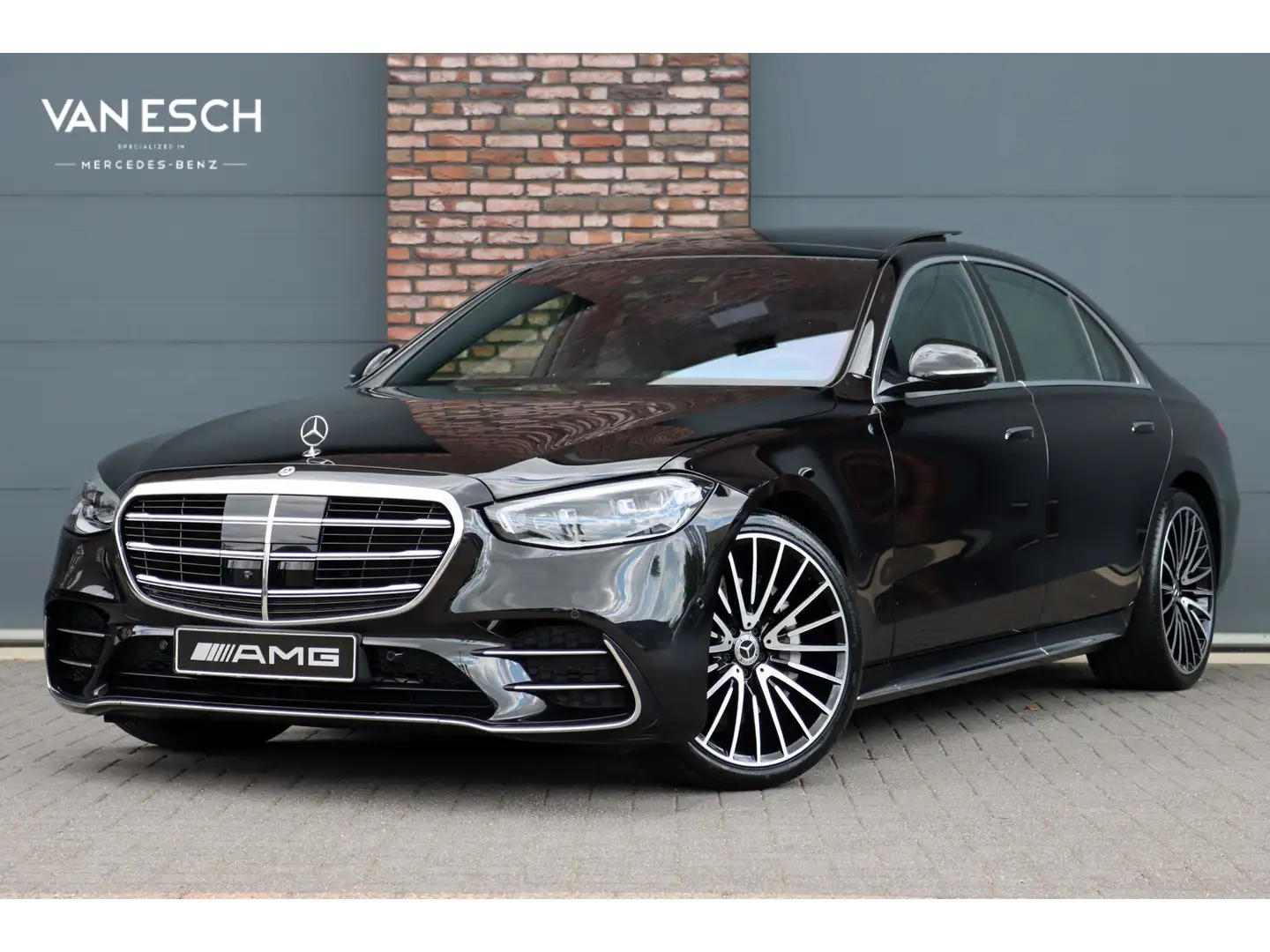 Mercedes-Benz S 450 450d 4MATIC Lang AMG Line Aut9 | Airmatic | Chauff Negru - 1