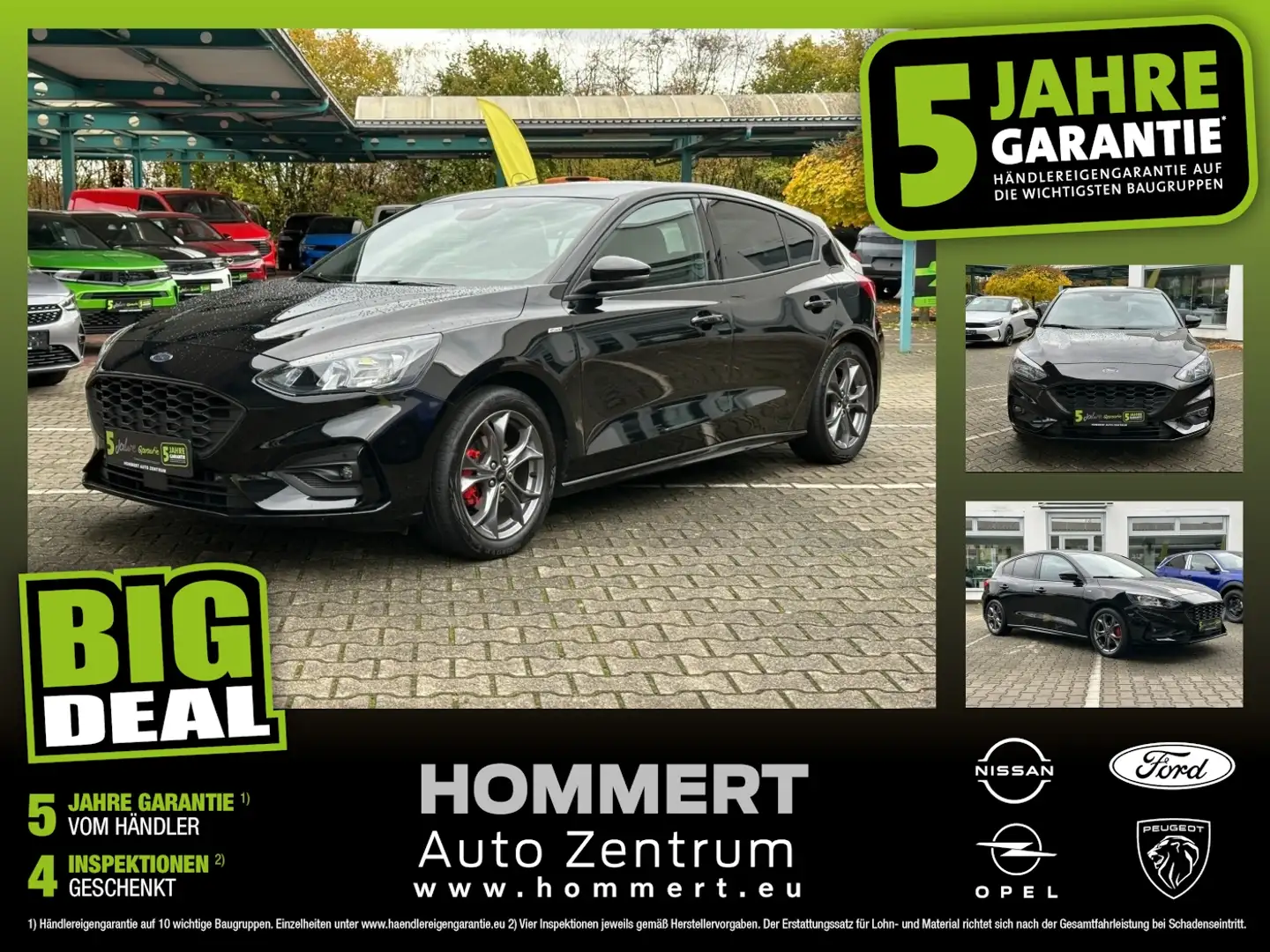 Ford Focus 1.0 EcoBoost ST-Line *AHK*Kamera*beh.Lenk* Schwarz - 1